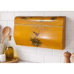 Vintage Rustic Metal Wall Mount Paper‎ Towel Holder Bird Farmhouse Decor
